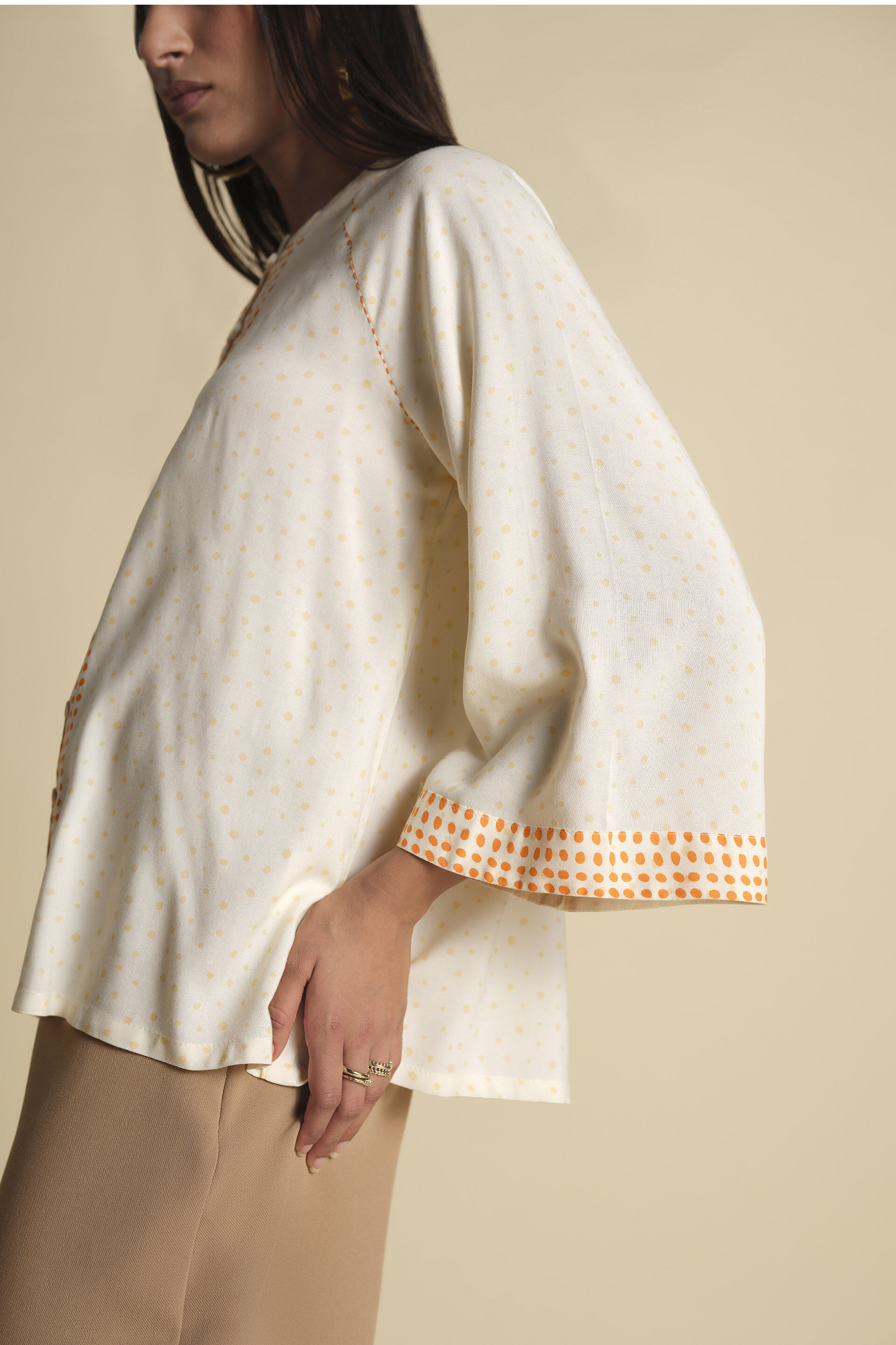 Barfeeli Top, Off White, image 4